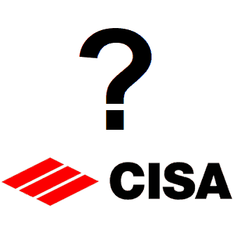 CISA Logo mit Fragezeichen