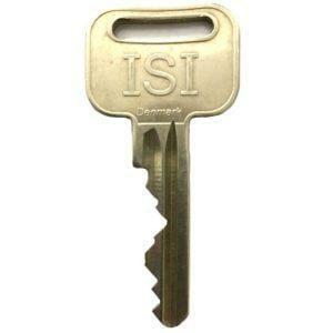 ISI Denmark Replacement Key side cut key duplication with we love keys