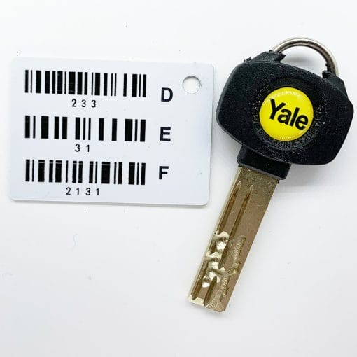 yale key PD PE PF card code with key